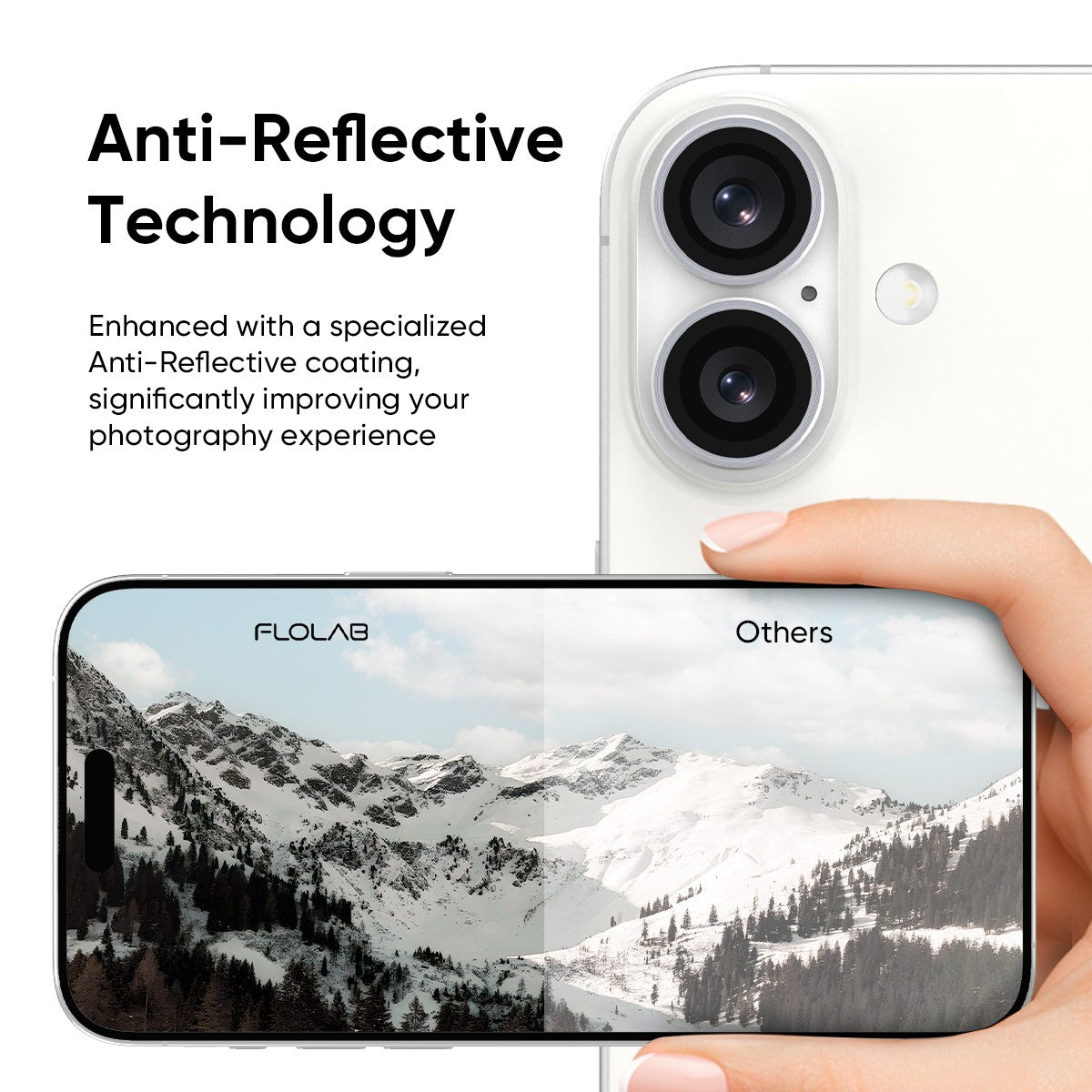 NanoArmour Camera Protector Anti Reflective – iPhone 16 / iPhone 16 Plus (5 Colors)