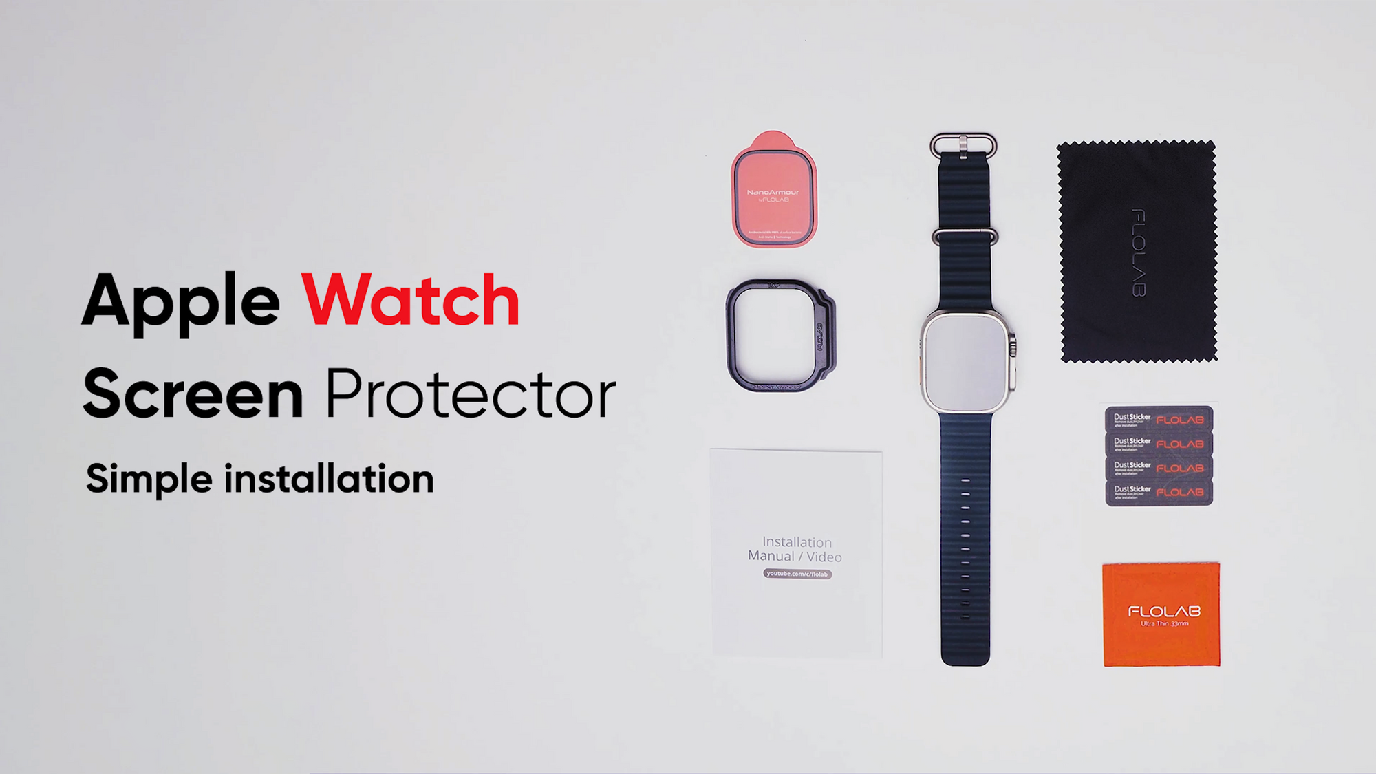 FLOLAB iPhone Screen Protector Video Tutorials