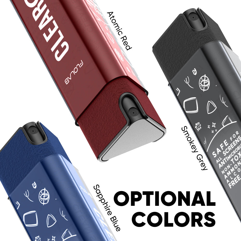 FLOLAB Clear Guard Screen Cleaner All in One - Easy to Clean, Portable, Reusable