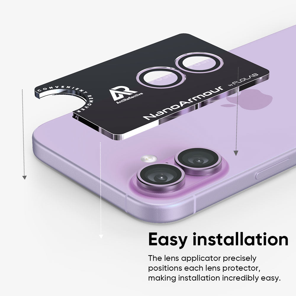 NanoArmour Camera Protector – iPhone 17 Anti Reflective