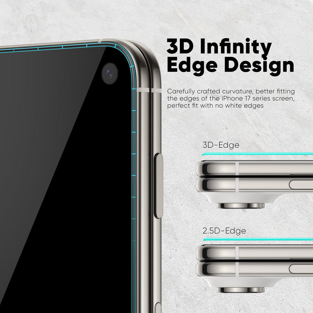 NanoArmour ONETIME PRO Privacy Anti Reflective 3D Infinity Edge – for iPhone Duo - Pre-Order