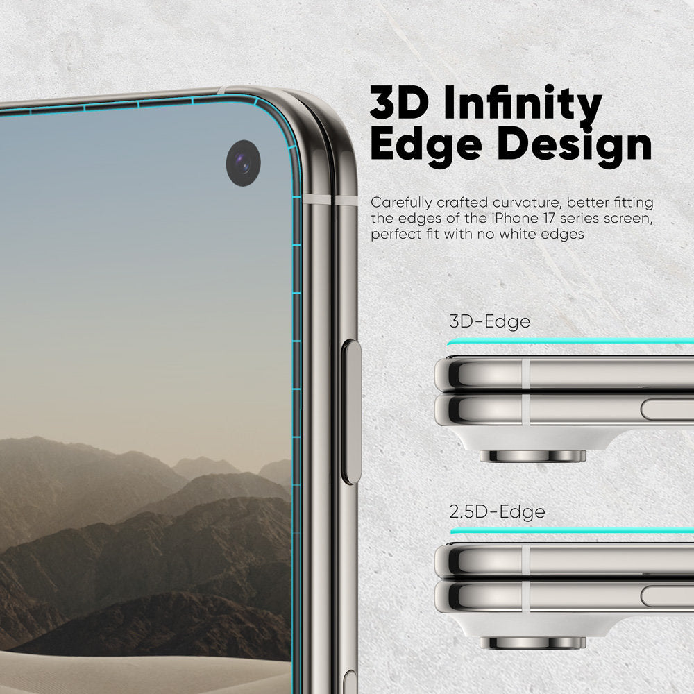 NanoArmour ONETIME PRO Anti Reflective PolarSpectra 3D Infinity Edge – for iPhone Duo