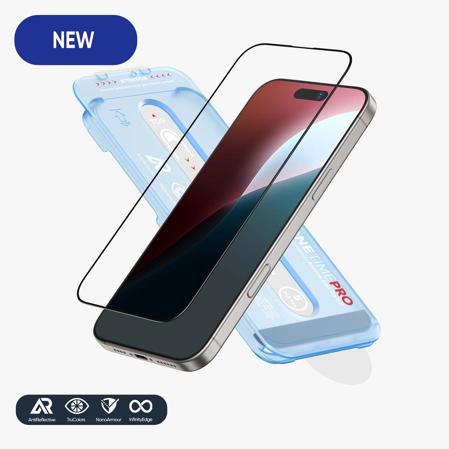 FLOLAB iPhone Screen Protectors: ClearVue, PolarSpectra Tech