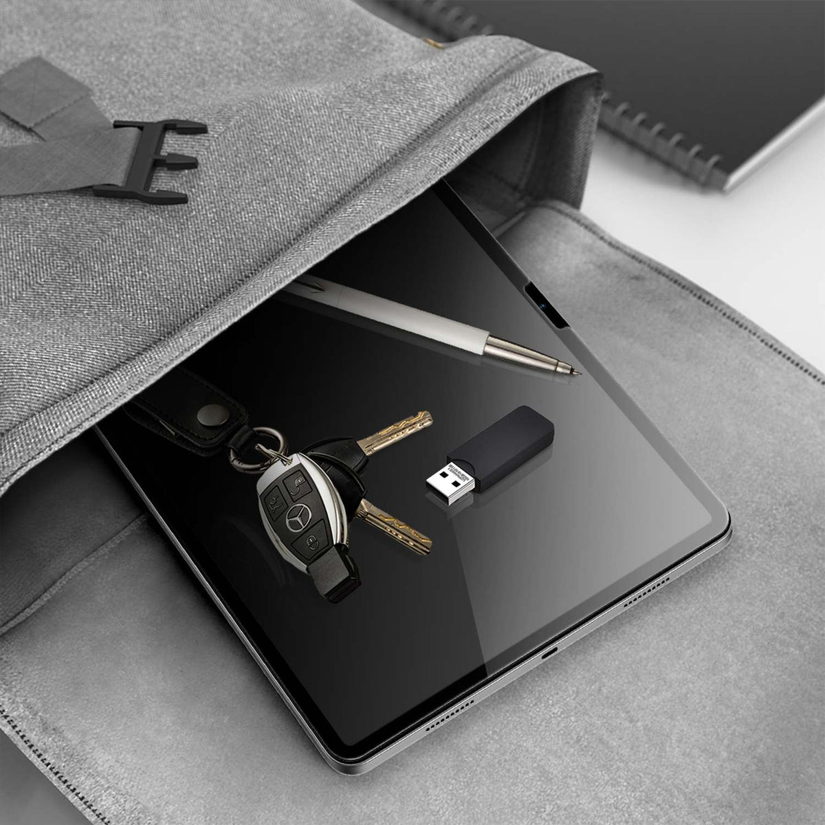 ONETIME NanoArmour 11-inch for iPad Air 6 Ultra Clear Screen Protector (2024-2025): Clear Blue Light Blocker, No Blue Tint, TruColor