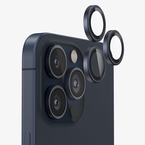 FLOLAB I Best iPhone 15 Pro Max Silver Anti Reflective Camera