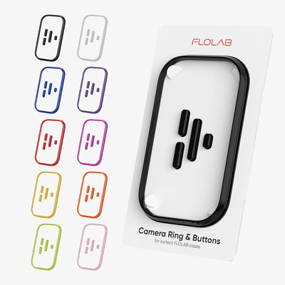 FLOLAB Camera Ring & Buttons Set for iPhone 17 Surtect Series