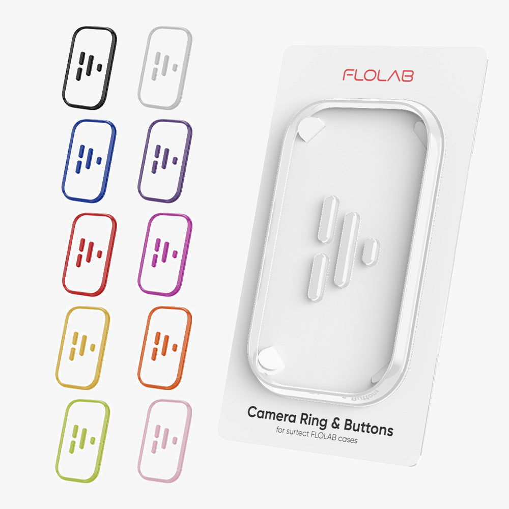 FLOLAB Camera Ring & Buttons Set for iPhone 17 Surtect Series