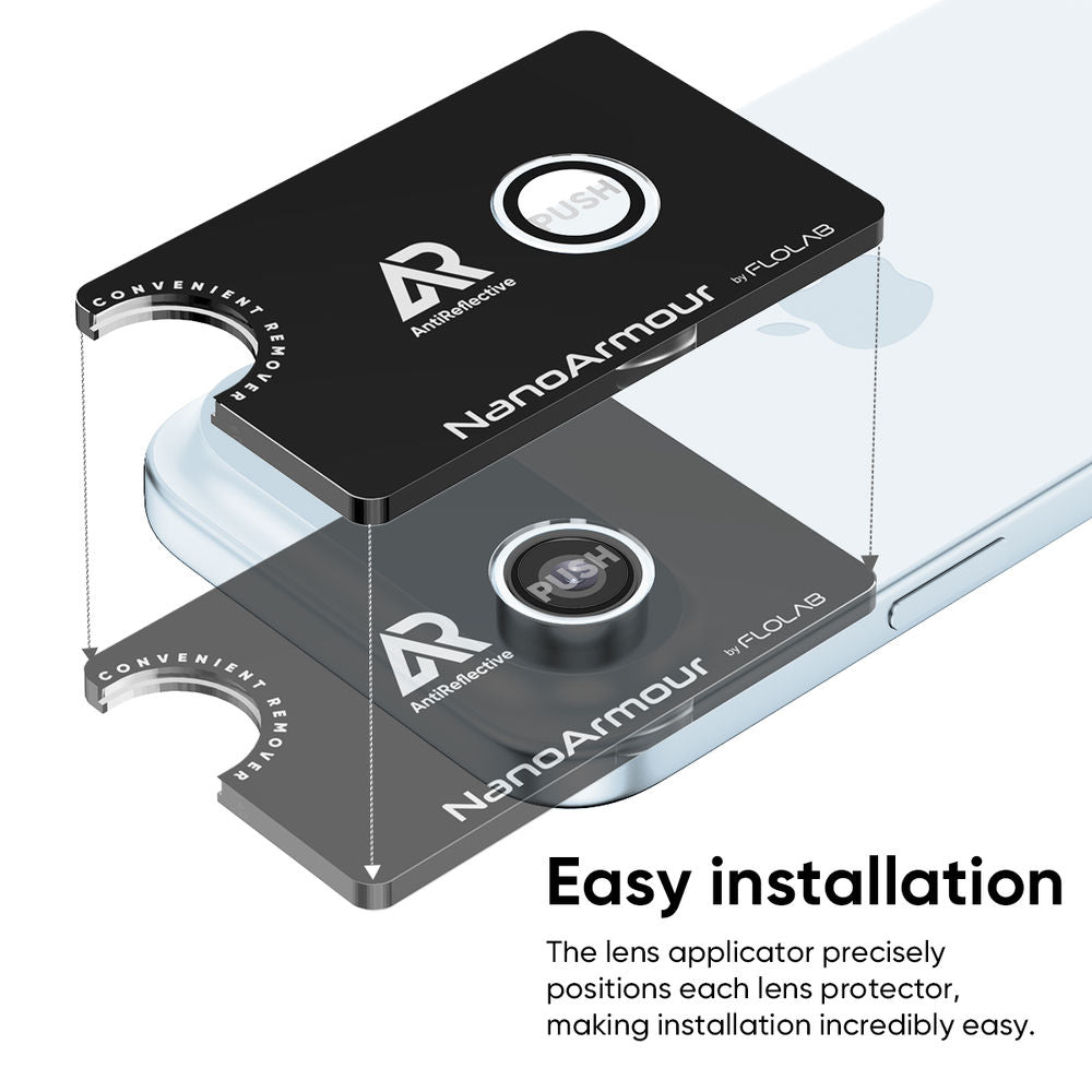NanoArmour Camera Protector – iPhone 17 Air Anti Reflective