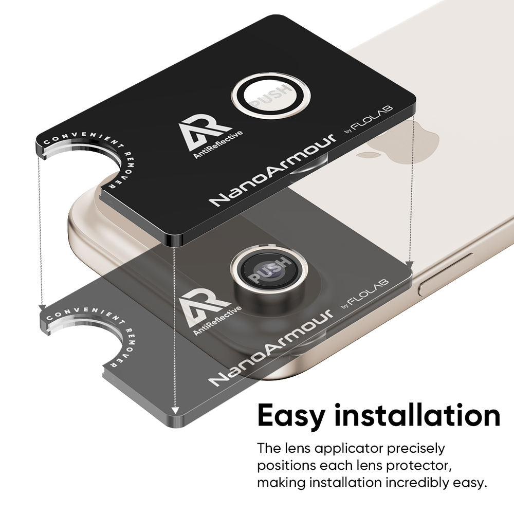 NanoArmour Camera Protector – iPhone 17 Air Anti Reflective