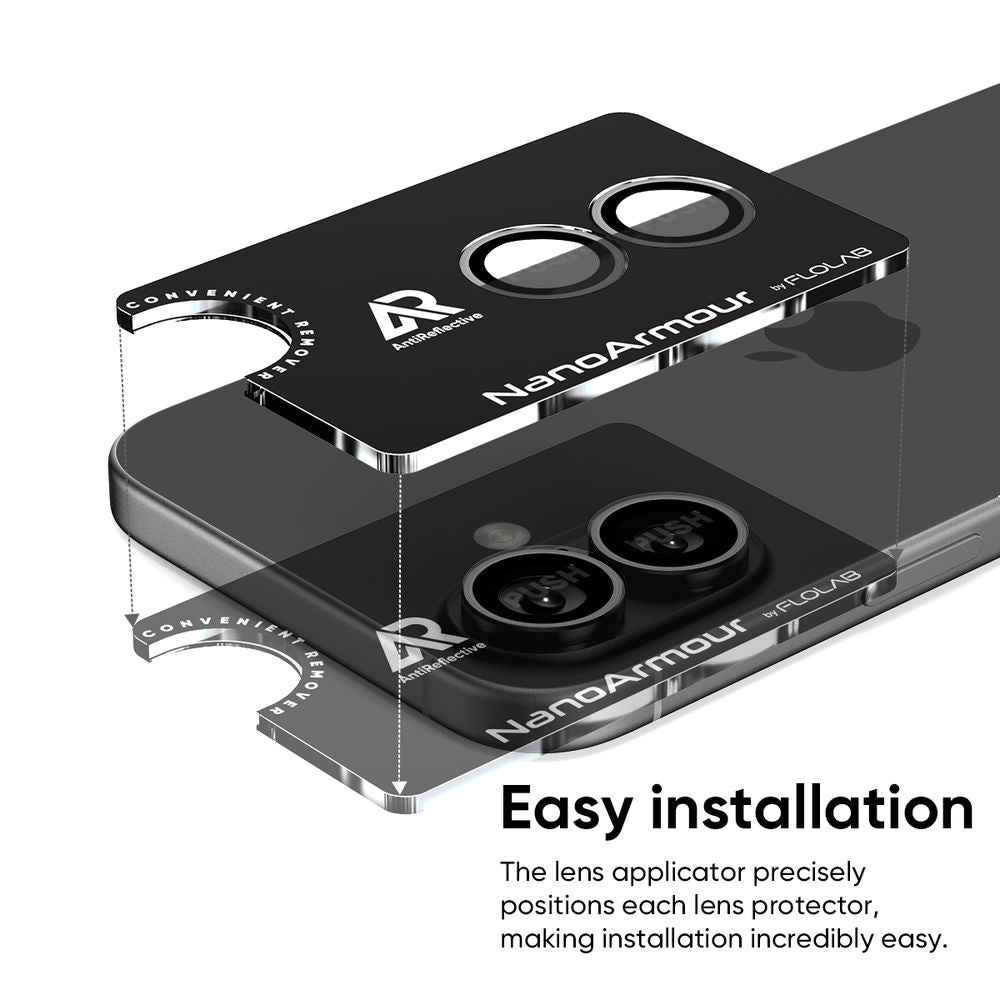 NanoArmour Camera Protector – iPhone 17 Anti Reflective