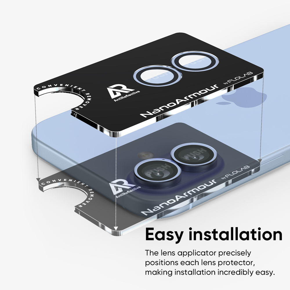 NanoArmour Camera Protector – iPhone 17 Anti Reflective