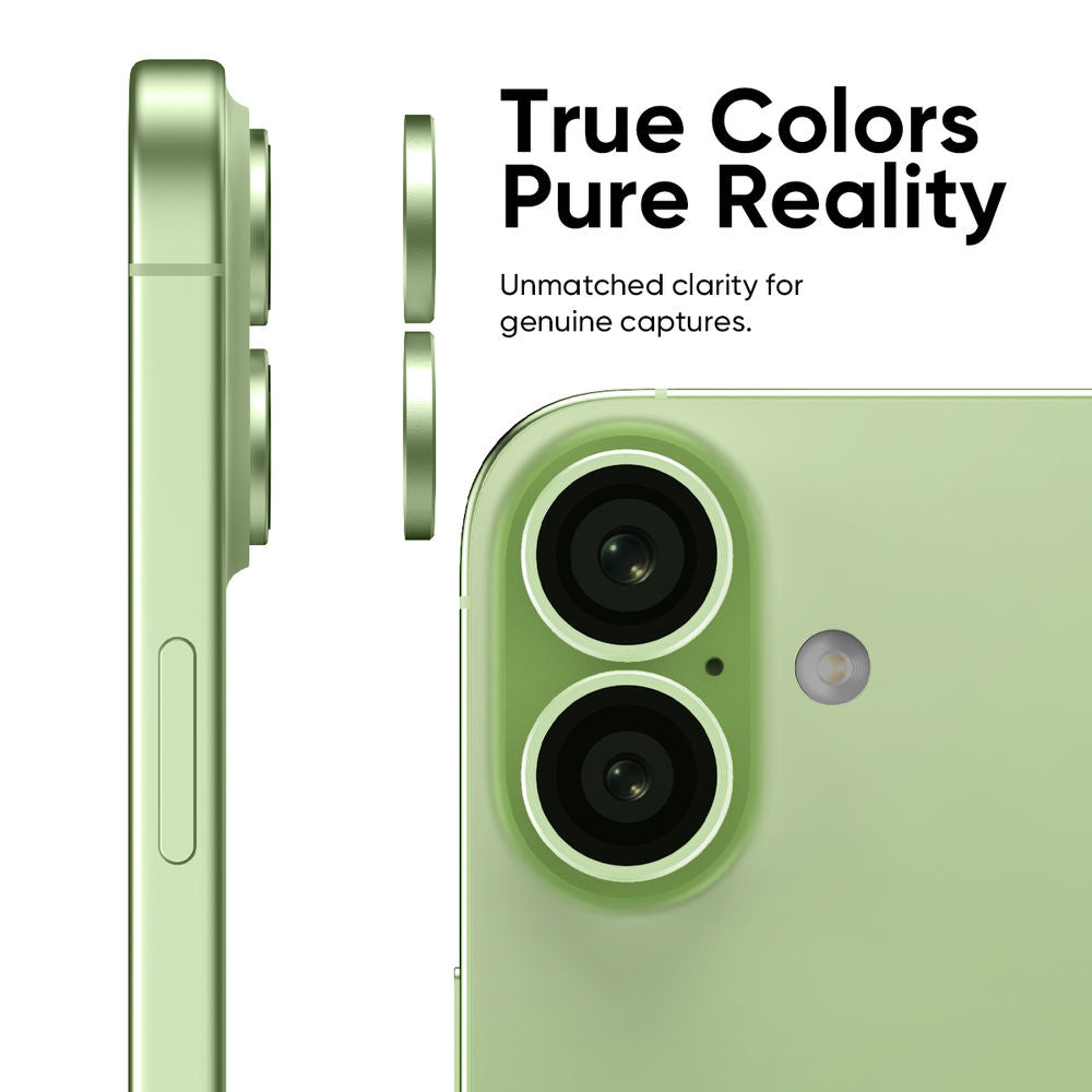 NanoArmour Camera Protector – iPhone 17 Anti Reflective (Green)