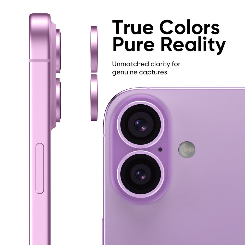 NanoArmour Camera Protector – iPhone 17 Anti Reflective (Pink)