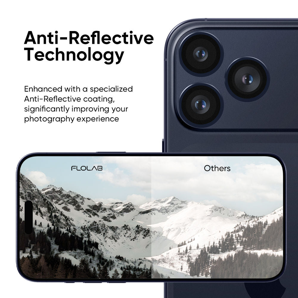 Protecteur Caméra Arrière IPhone 17 Pro/Pro Max - Verre Trempé 9H Anti-rayures, Installation Facile