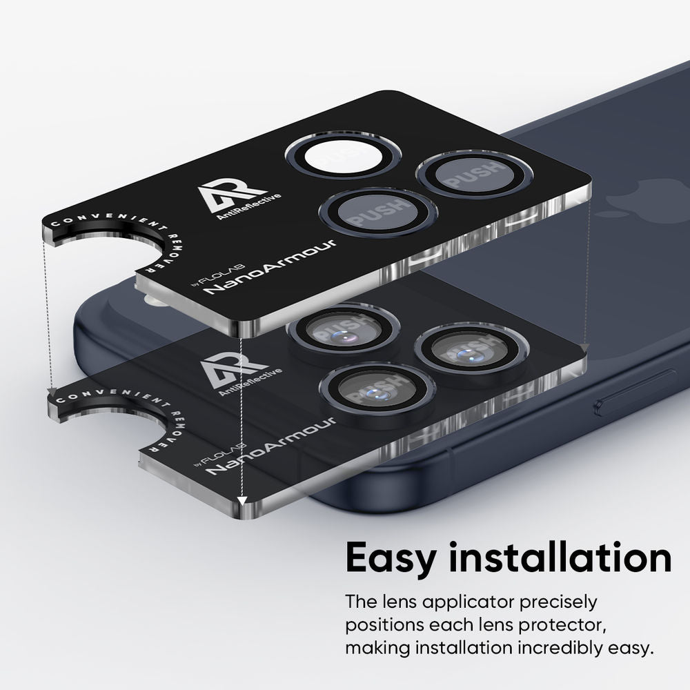 NanoArmour Camera Protector – iPhone 17 Pro / Pro Max Anti Reflective