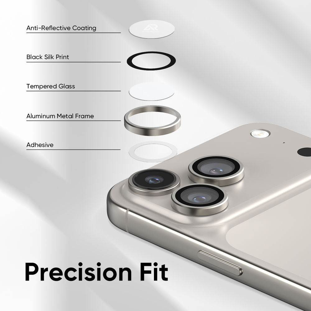 NanoArmour Camera Protector – iPhone 17 Pro / Pro Max Anti Reflective