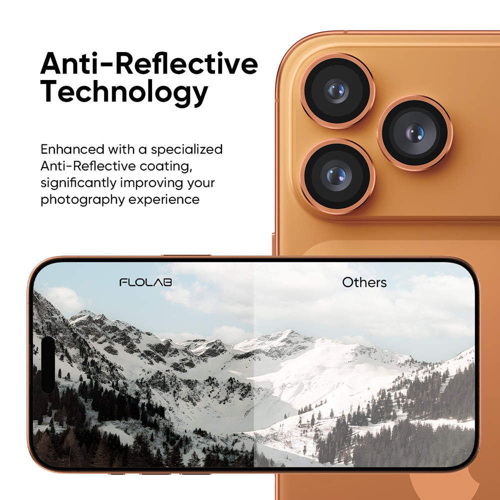 NanoArmour Camera Protector – iPhone 17 Pro / Pro Max Anti Reflective