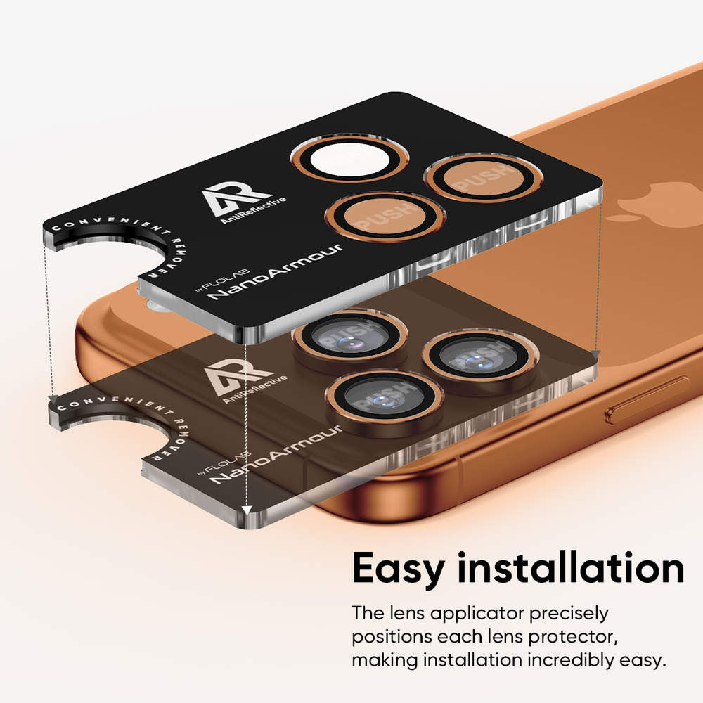 NanoArmour Camera Protector – iPhone 17 Pro / Pro Max Anti Reflective