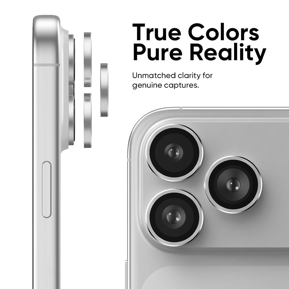 NanoArmour Camera Protector – iPhone 17 Pro / Pro Max Anti Reflective (Silver)