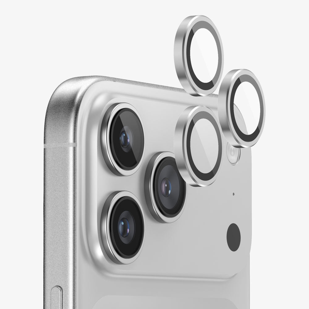 NanoArmour Camera Protector – iPhone 17 Pro / Pro Max Anti Reflective (Silver)