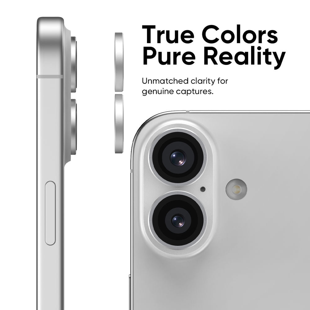 NanoArmour Camera Protector – iPhone 17 Anti Reflective (Silver)