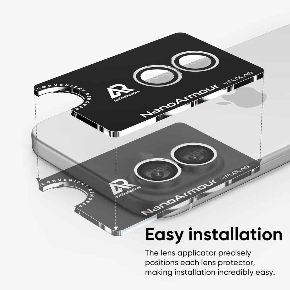 NanoArmour Camera Protector – iPhone 17 Anti Reflective