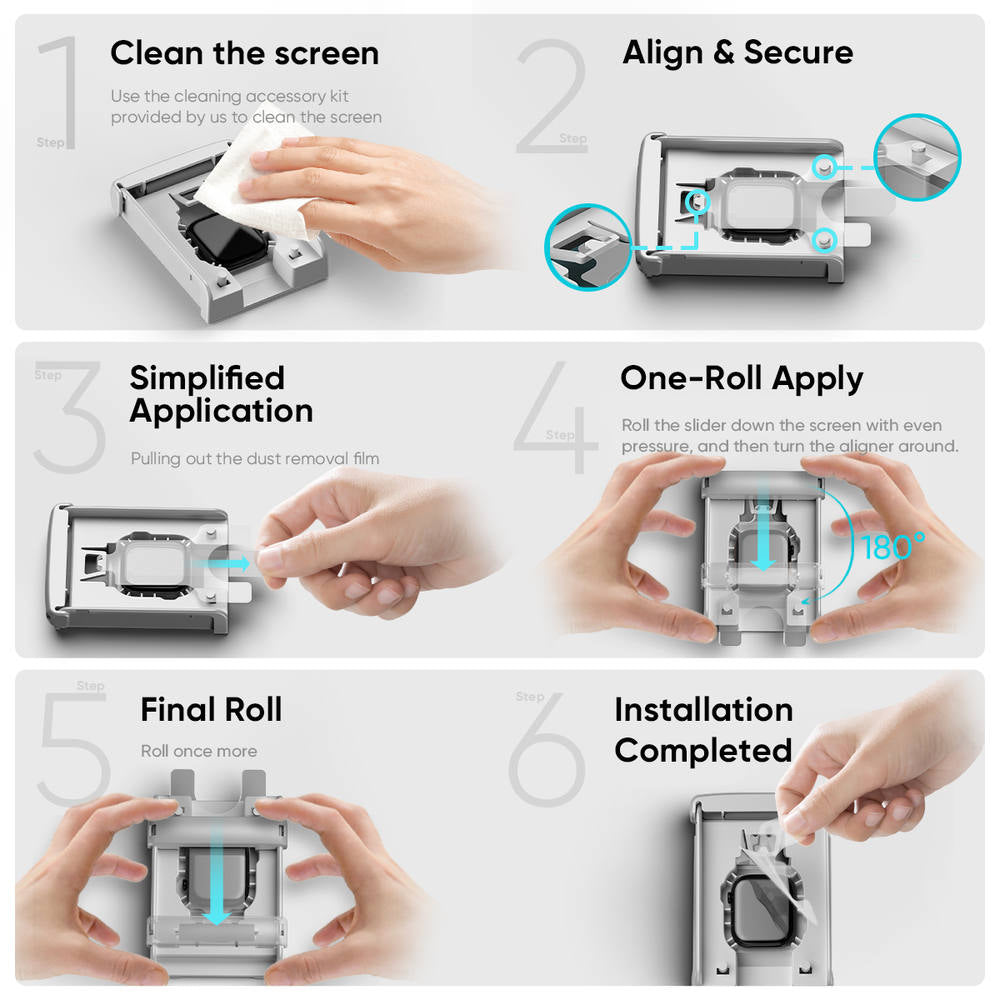 NanoArmour for Apple Watch Series 11 / Series 10 3D Screen Protector