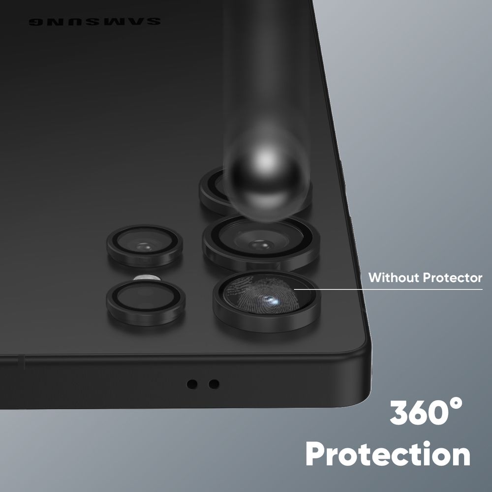 FLOLAB NanoArmour for Samsung Galaxy S25 Ultra Camera Lens Protector Anti Reflective Coating - 3 Colors Options