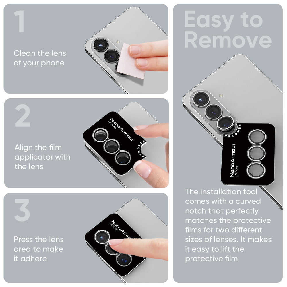 NanoArmour Camera Lens Protector – Galaxy S26 &amp; S26 Plus (Anti-Reflective)