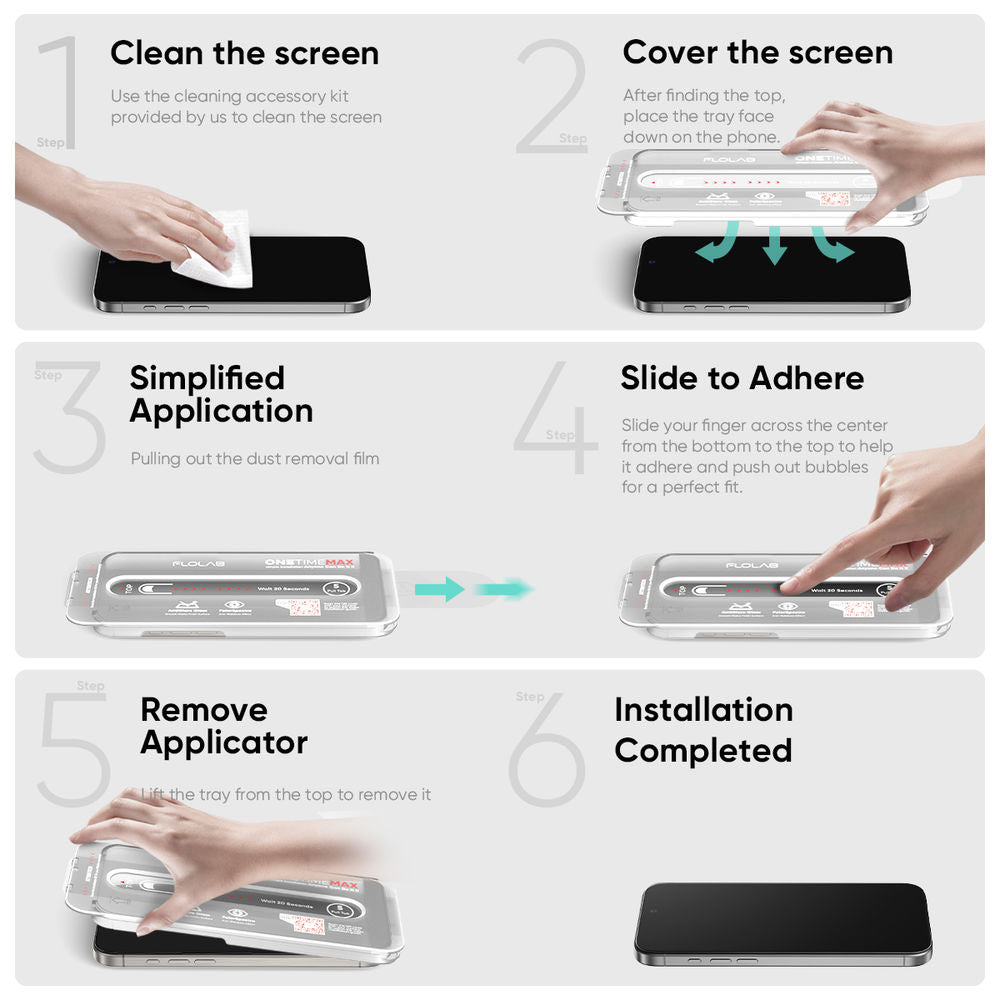 NanoArmour ONETIME MAX Matte Anti Glare PolarSpectra Case-Friendly – iPhone 17 Series