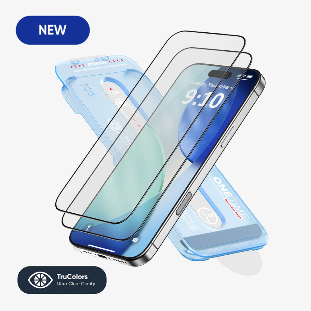 NanoArmour ONETIME 2-Pack Ultra Clear – iPhone 17 Series