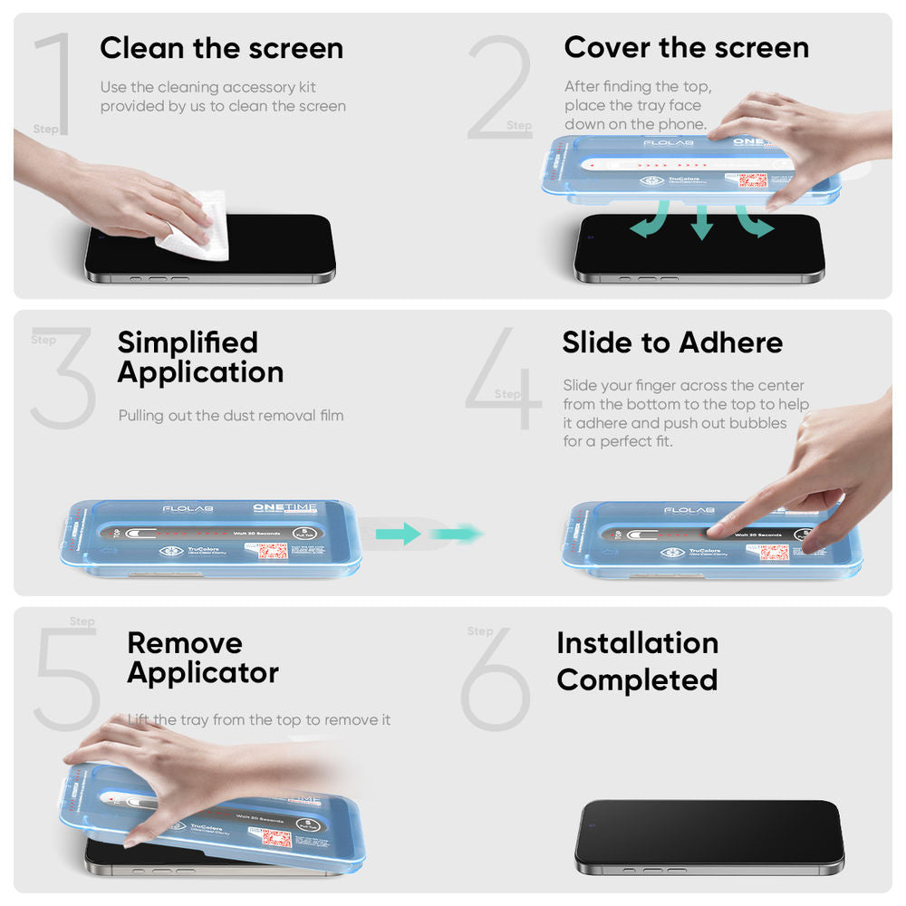 NanoArmour ONETIME 2-Pack Ultra Clear Infinity Edge Case-Friendly – iPhone 17 Series