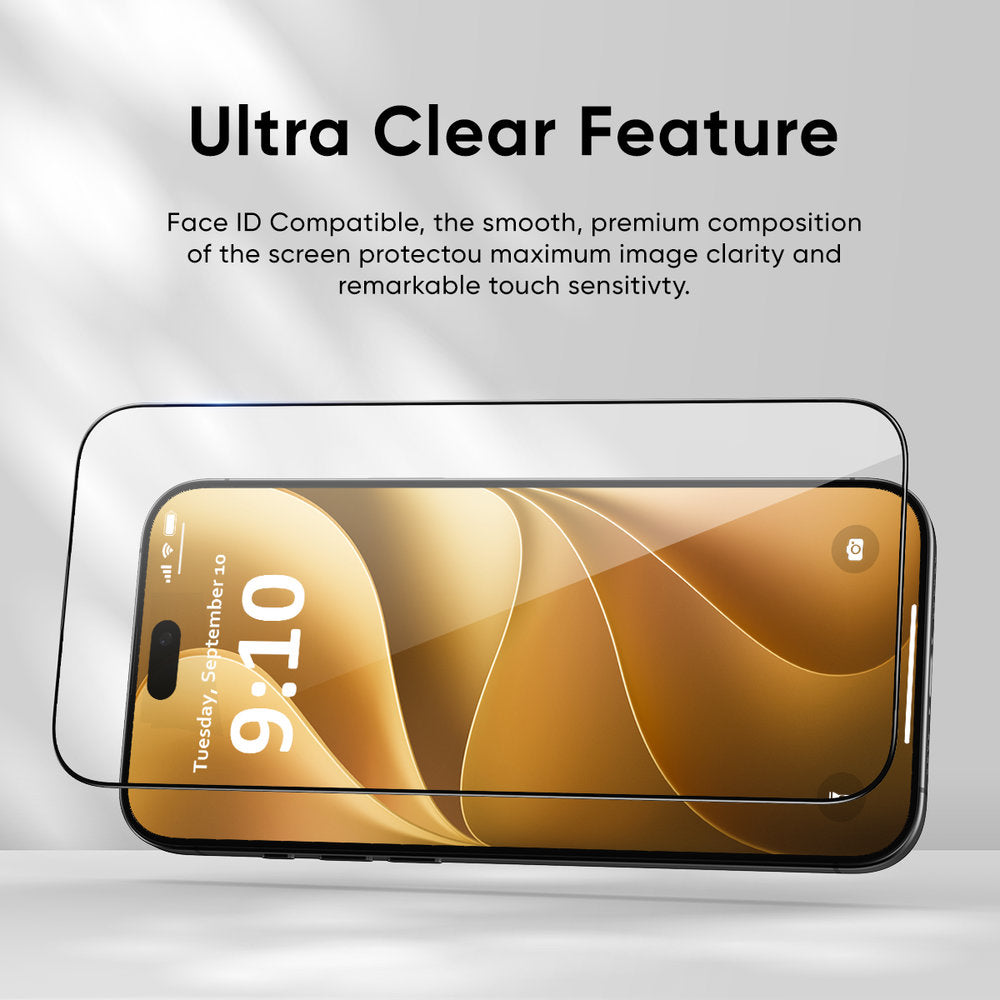 NanoArmour ONETIME 2-Pack Ultra Clear Infinity Edge Case-Friendly – for iPhone 18 Series