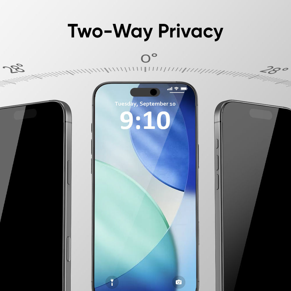 NanoArmour ONETIME PRO Privacy Anti Reflective 3D Infinity Edge – iPhone 17 Series