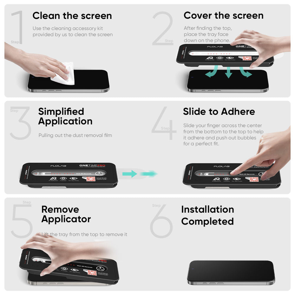 NanoArmour ONETIME PRO Privacy Anti Reflective 3D Infinity Edge – iPhone 17 Series