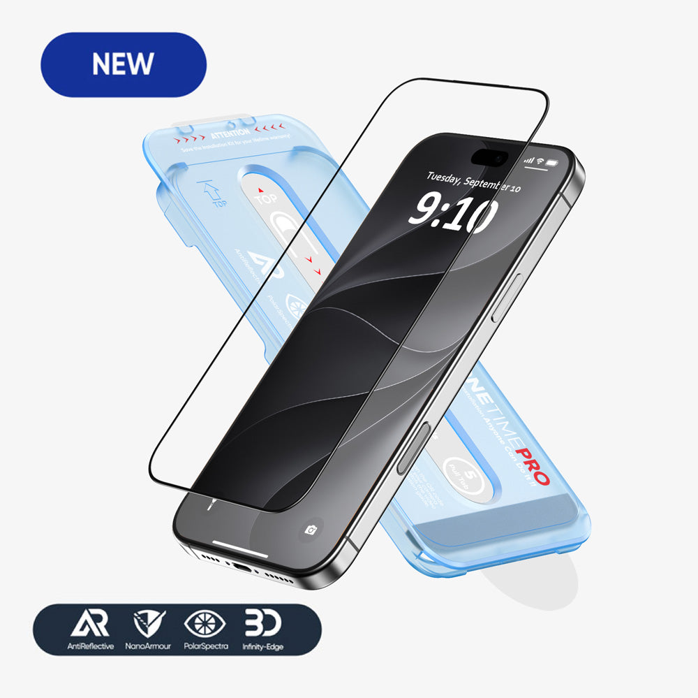 NanoArmour ONETIME PRO Anti Reflective PolarSpectra 3D Infinity Edge – for iPhone 18 Series