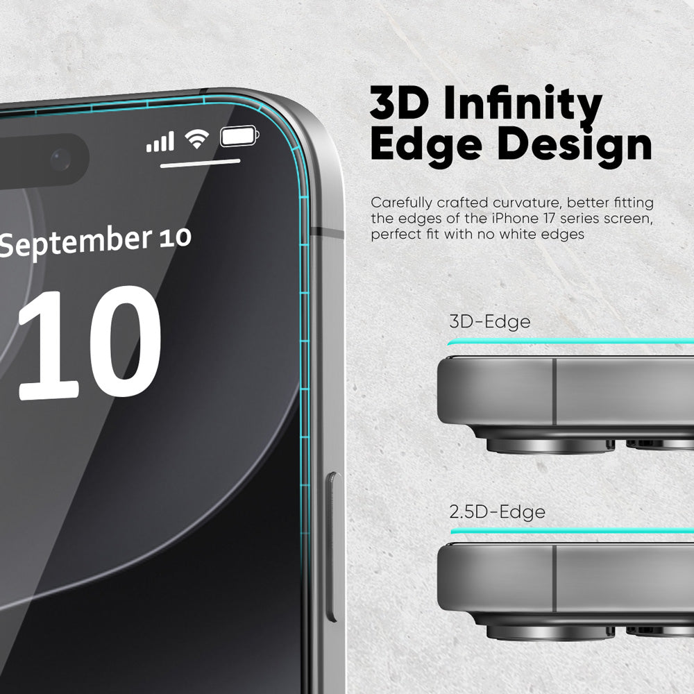 NanoArmour ONETIME PRO Anti Reflective PolarSpectra 3D Infinity Edge – for iPhone 18 Series