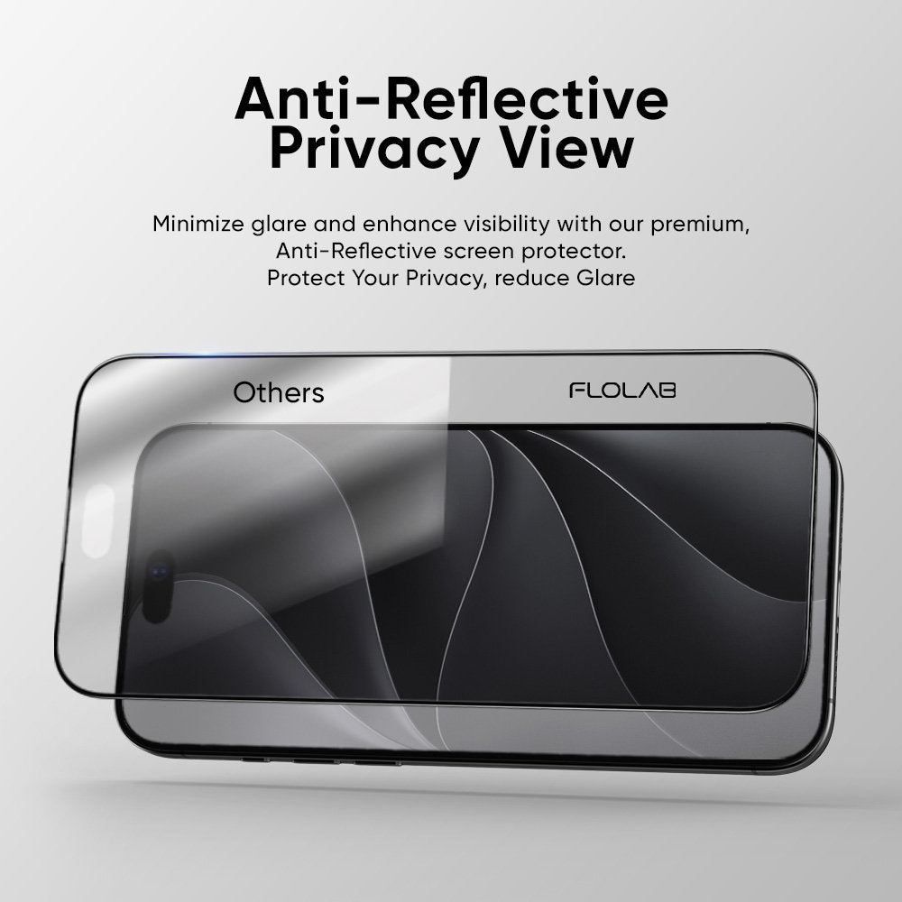 NanoArmour ONETIME PRO Privacy Anti Reflective 3D Infinity Edge – for iPhone 18 Series