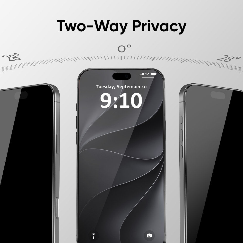 NanoArmour ONETIME PRO Privacy Anti Reflective 3D Infinity Edge – for iPhone 18 Series