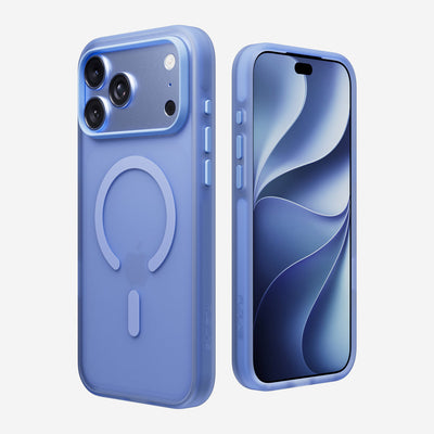 Surtect 2.0 Translucent for iPhone 18 Pro / 18 Pro Max Case – Compatible with iPhone 17 Pro Series – Light Blue Frost