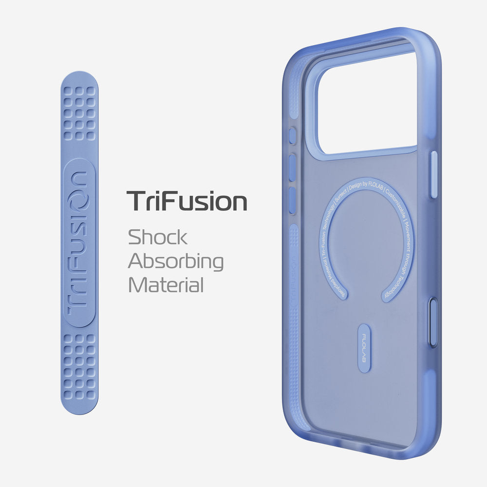 Surtect 2.0 Translucent for iPhone 18 Pro / 18 Pro Max Case – Compatible with iPhone 17 Pro Series – Light Blue Frost