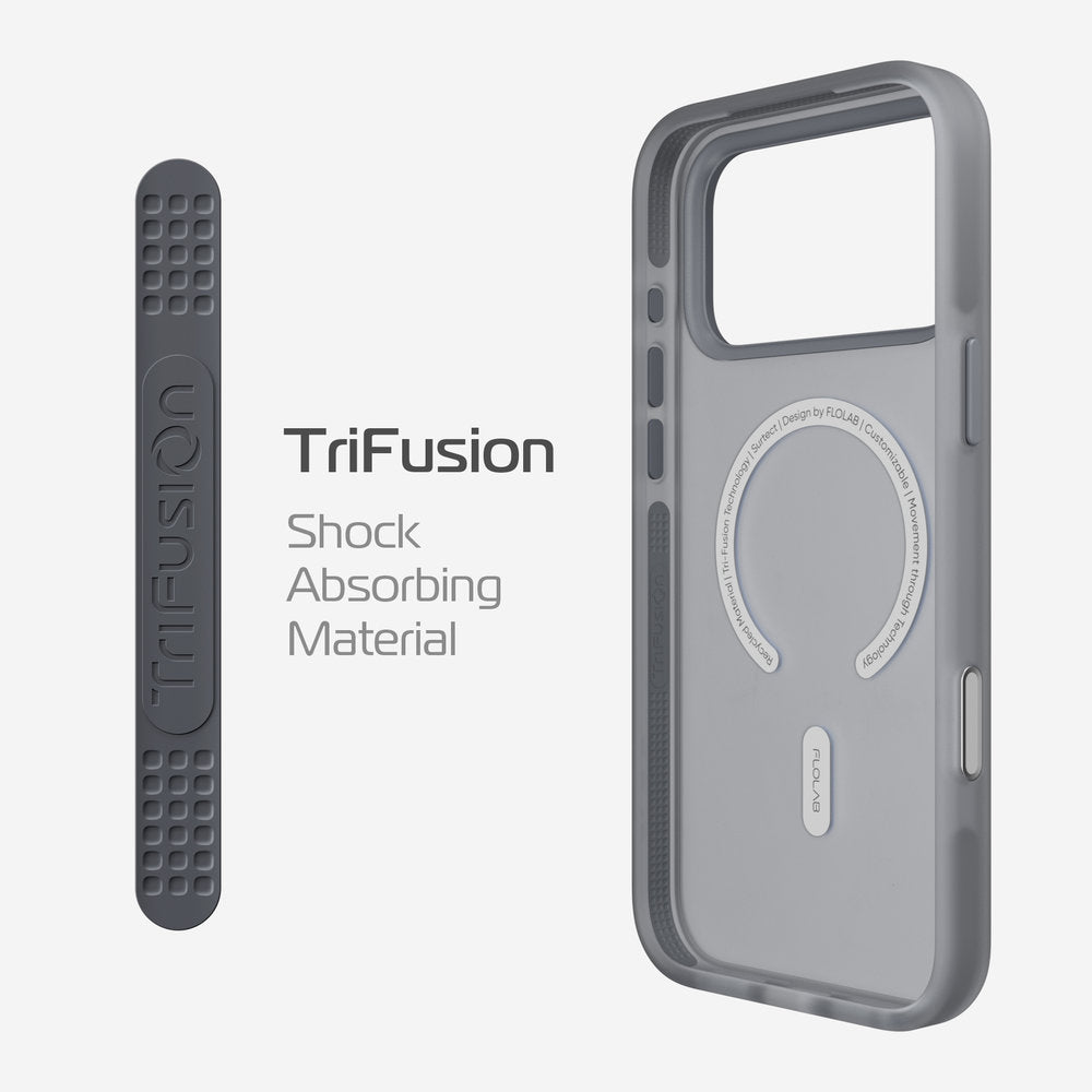 Surtect 2.0 Translucent for iPhone 18 Pro / 18 Pro Max Case – Compatible with iPhone 17 Pro Series – Space Silver Frost