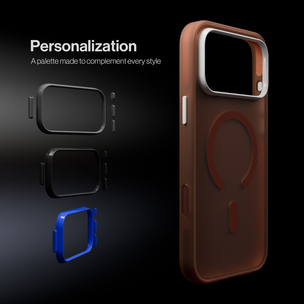 Surtect 2.0 Translucent for iPhone 18 Pro / 18 Pro Max Case – Compatible with iPhone 17 Pro Series – Orange Frost