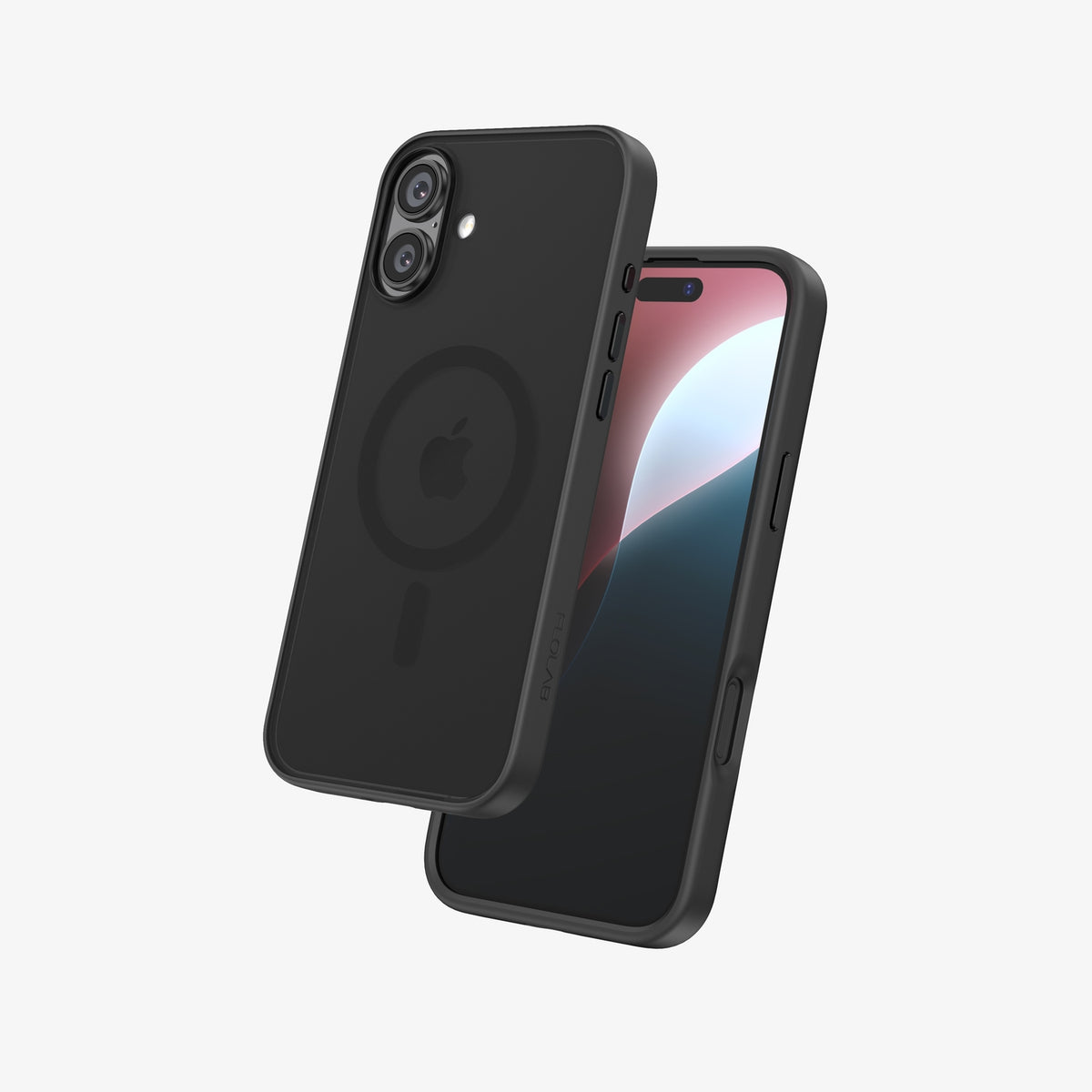 FLOLAB Surtect Tri-Fusion MagSafe Compatible Case – iPhone 16 Series (Matte Black Frost)