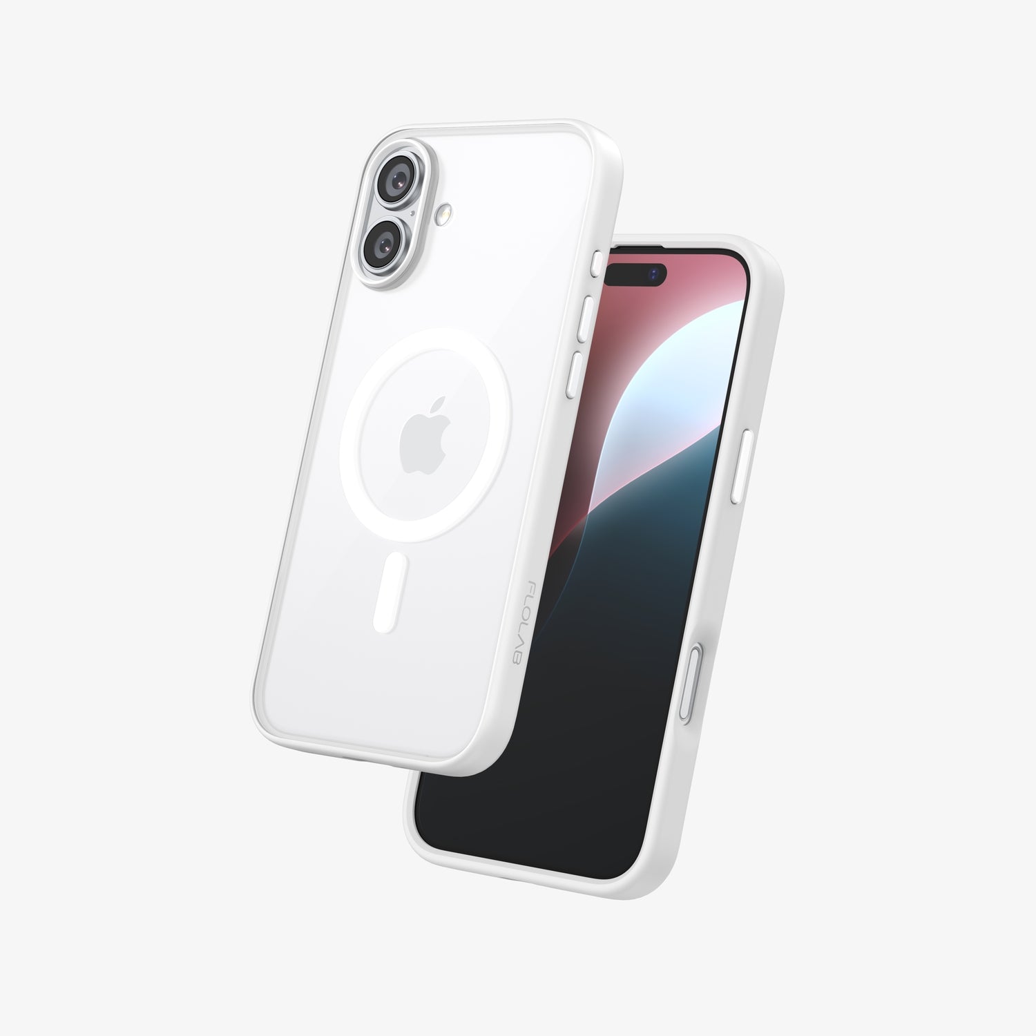 FLOLAB Surtect Tri-Fusion Magnetic for iPhone 16 Series Phone Case Surtect White Matte Translucent