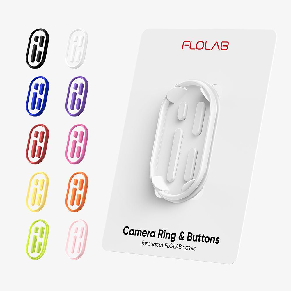 FLOLAB Camera Ring & Buttons Set for iPhone 17 Surtect Series