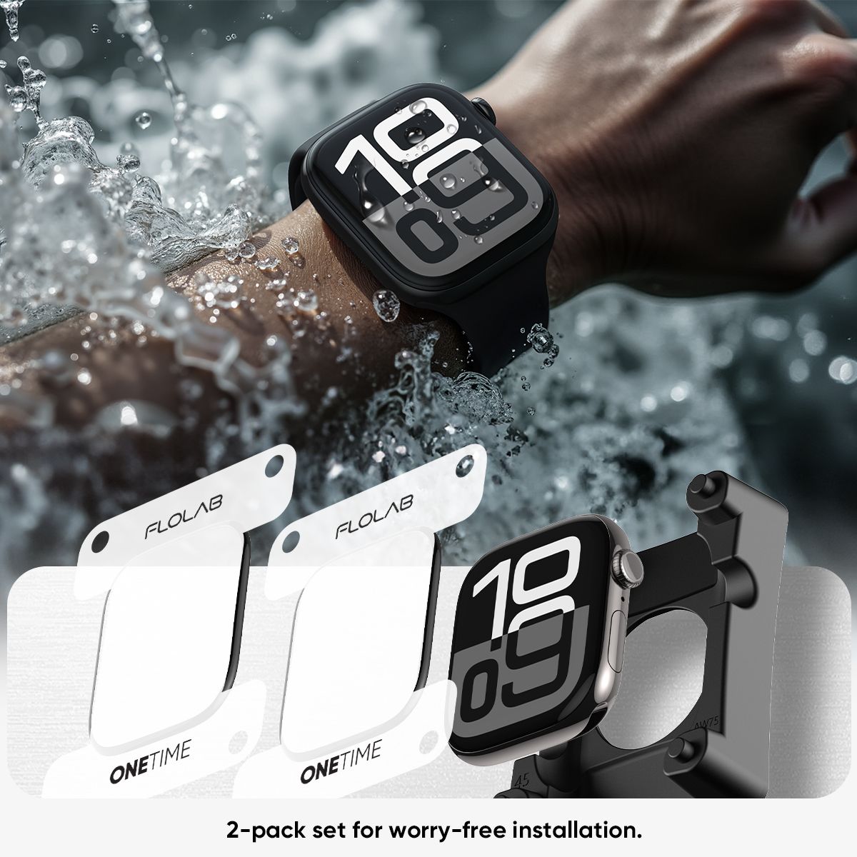 FLOLAB I Apple Watch Series 10 Screen Protector 42mm