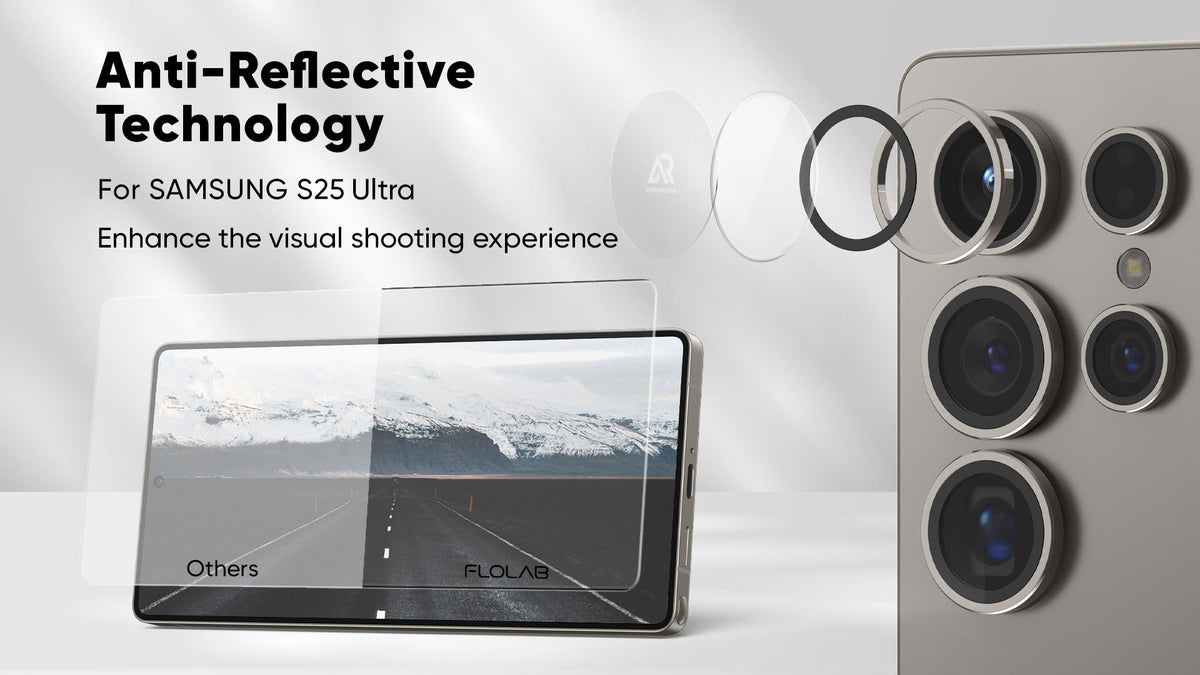 FLOLAB iPhone Screen Protectors: ClearVue, PolarSpectra Tech