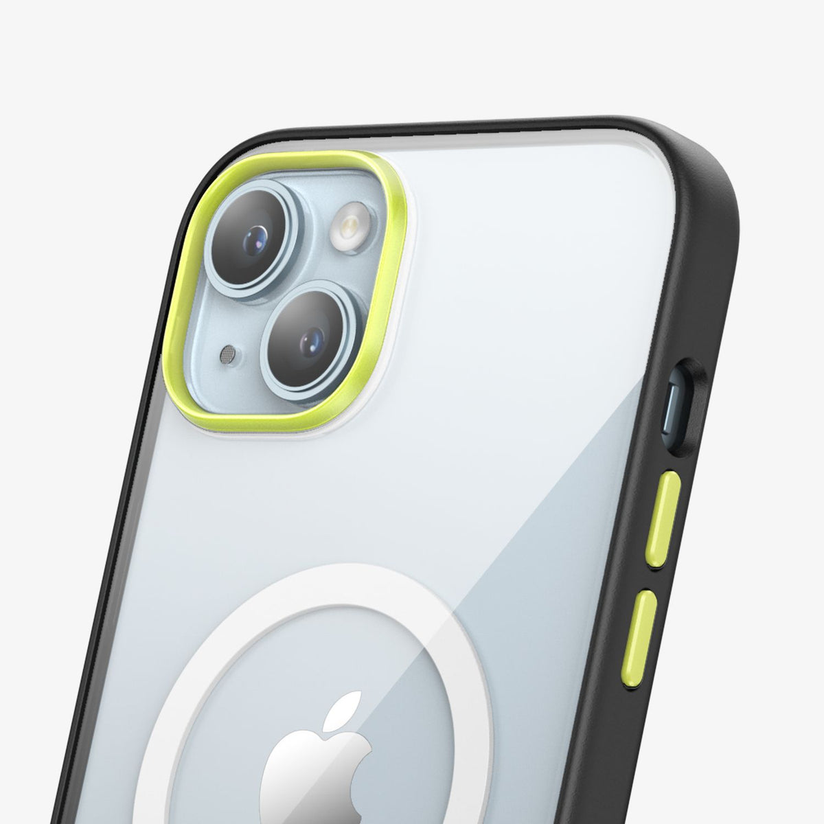 FLOLAB Camera Ring &amp; Buttons Set for iPhone 15 Surtect Series