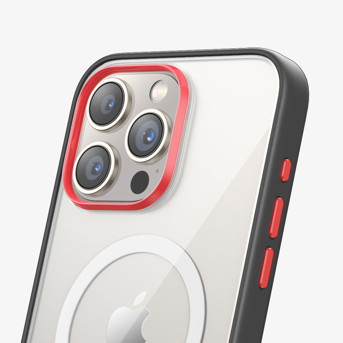 FLOLAB Camera Ring &amp; Buttons Set for iPhone 16 Surtect Series